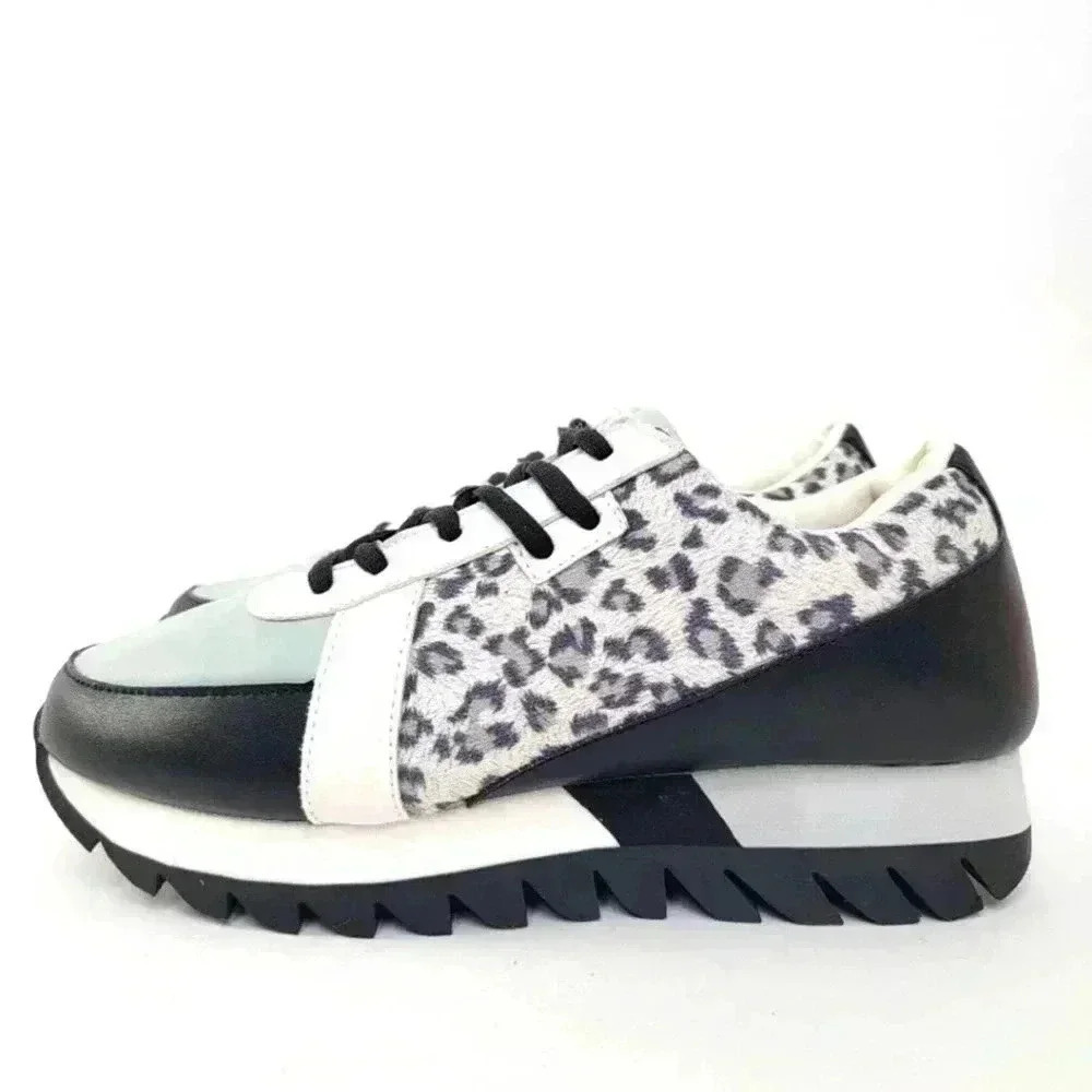 Not Rated Chunky Platform Sneakers - Leopard Cheetah Print - 9.5 - Picture 1 of 10